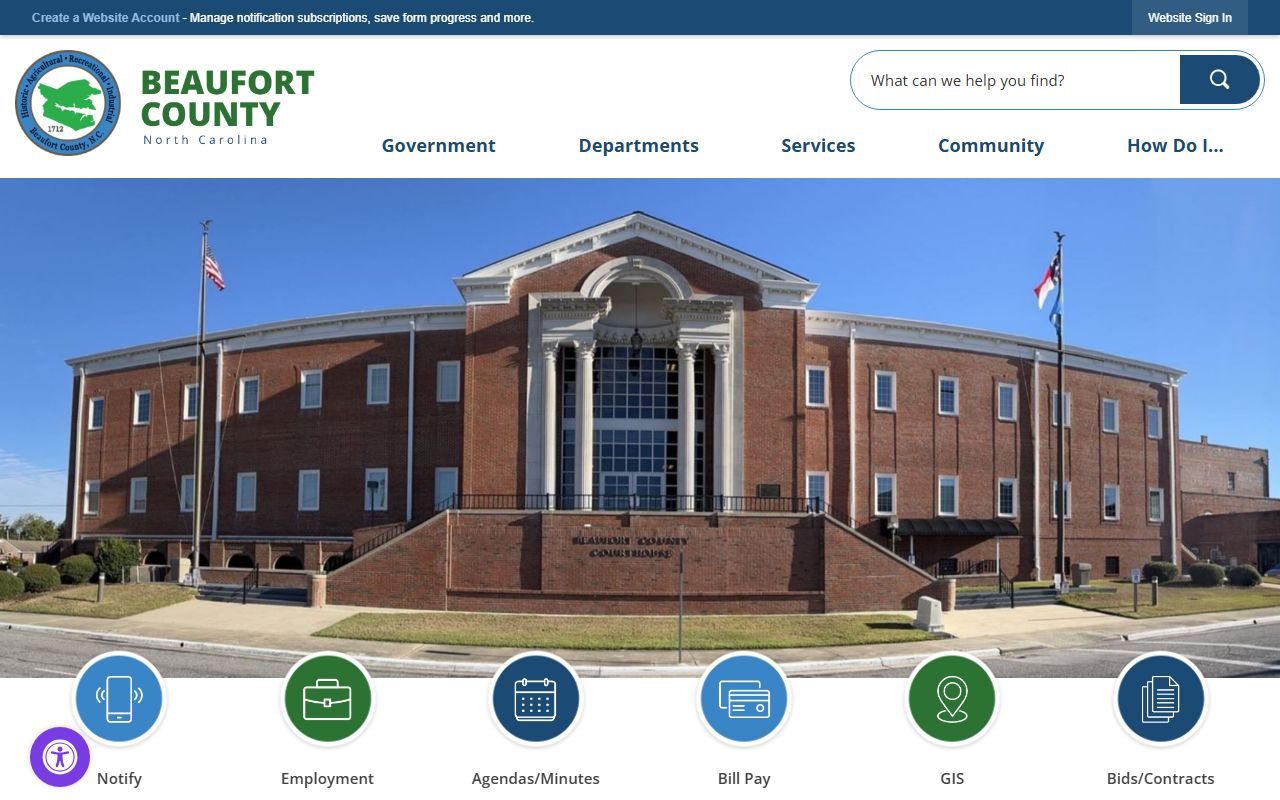 Beaufort County court dockets official county homepage