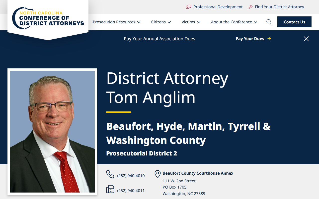 Beaufort County court dockets Prosecutorial District 2 page