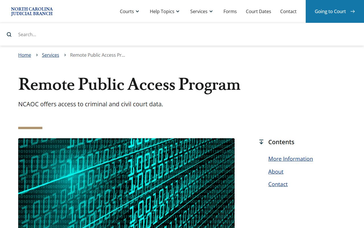 Beaufort County court records Remote Public Access Program
