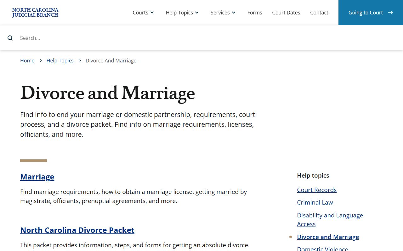 Beaufort County divorce records North Carolina divorce and marriage help topic