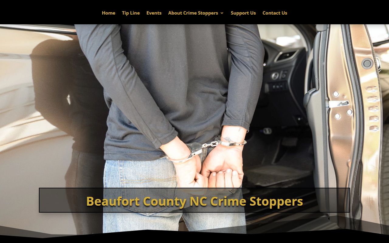 Beaufort County warrant records Crime Stoppers website